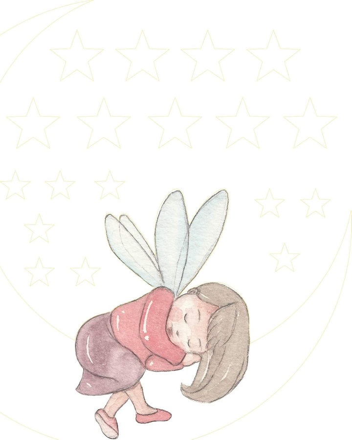 TinyFoxes Leuchtsticker Schlafende Fee (20 x 20 cm) - von Kristin Franke, 20 x 20 cm