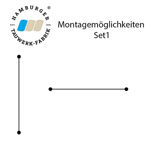 2 Stück Wandhalter Rankhilfe "M" - Wandabstand 50mm 2 Wandhalter, 2 Wandhalter