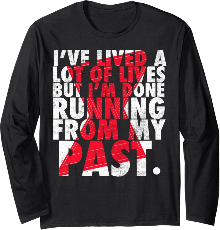 Marvel Black Widow I'm Done Running From My Past Langarmshirt