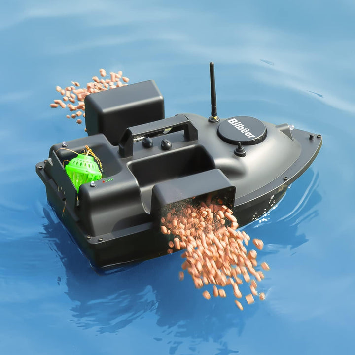 Bilbear GPS Köderboot Futterboot mit Echolot und GPS Köderlieferboot Karpfenfischen Angelköderboot,F