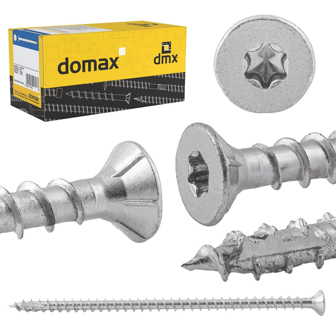 DMX - Konstruktionsschrauben Holzschrauben Spanplattenschrauben Tischlerschrauben mit Senkkopf Torxk