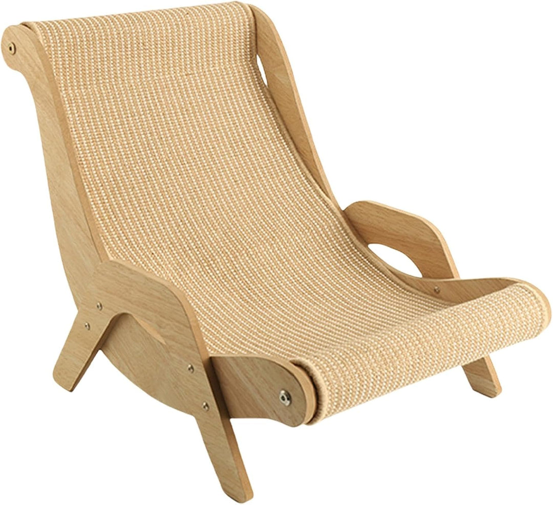 Katzen-Sisal-Stühle, Sisal-Katzen-Lounge-Sessel, erhöhtes Katzen-Sesselbett, hölzerner Sisal-Kratzkr