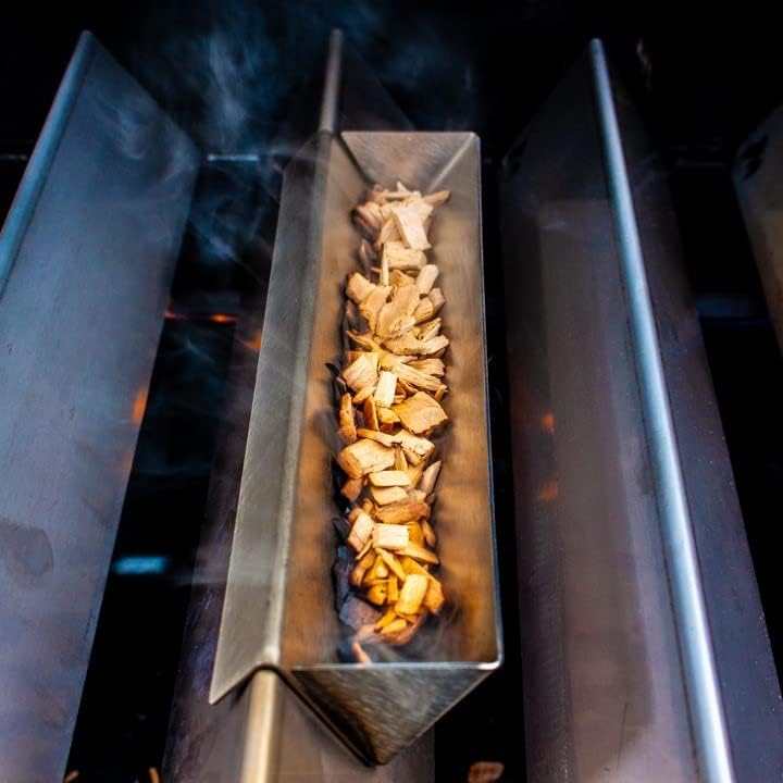 Grillrost.com Das Original Edelstahl Smokerschiene | Räucherbox | Direkt auf die Aromaschiene setzen