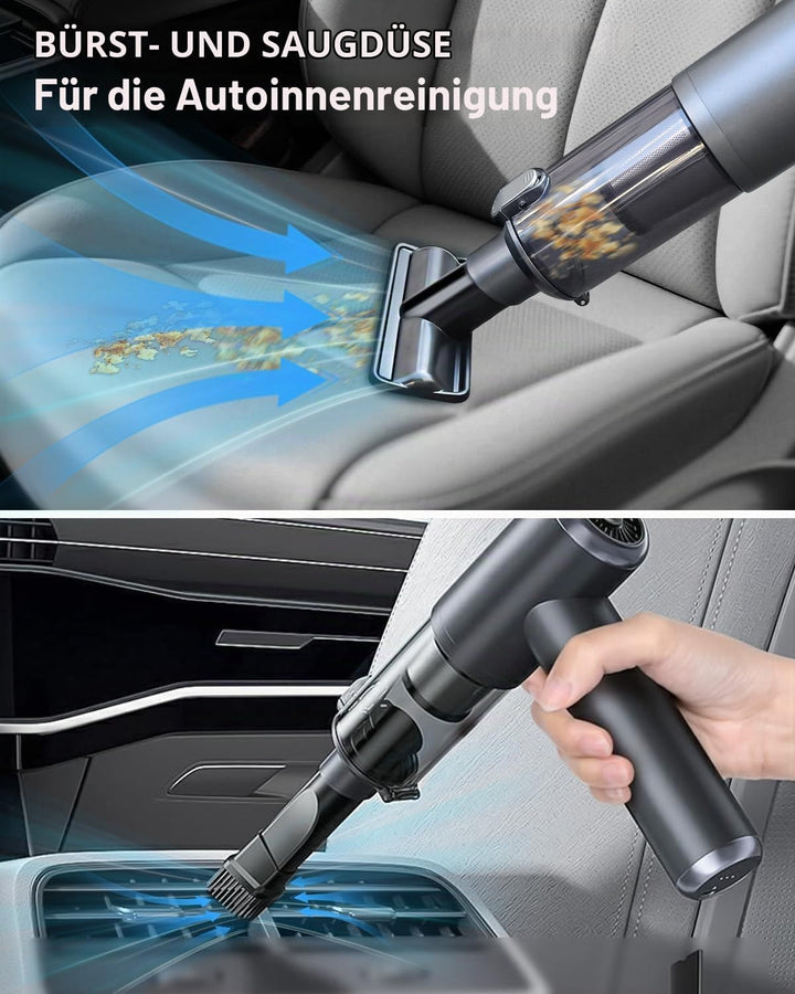 Neakhmer N9-Pro Tragbarer Kabelloser Handstaubsauger: 4-in-1 Akku Staubsauger Auto mit Bürstenlosem