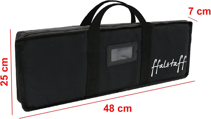 ffalstaff Tastaturtasche 48 x 21 x 06 cm für Tastatur - Mini Synth - Controller | Hochwertige Verarb
