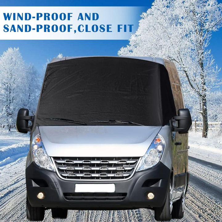 Frontscheibe Wrap Cover Ersatz für Renault Master 2010-2023, Ersatz für Opel Movano 2010-2023, Luxus