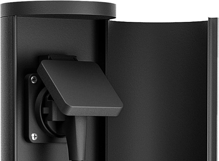 SSC-LUXon PALISO Design Steckdosensäule mit 2X Steckdosen für Garten & Aussen - Energiesäule mit Tür