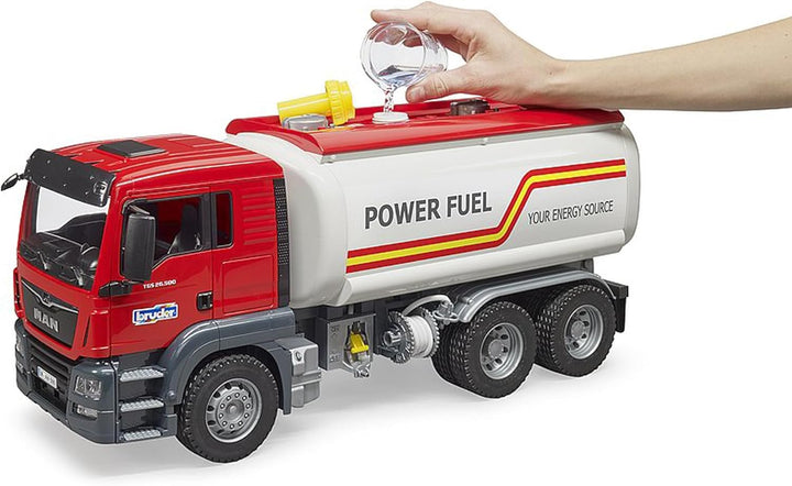 bruder 03775 - Man TGS Tankwagen - 1:16 LKW Lastwagen Transporter Fahrzeug Tankstelle Spielzeug