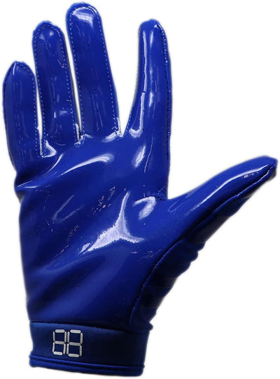 BARNETT FRG-03 Blue Professional Receiver Football Gloves, RE, DB, RB XL, XL