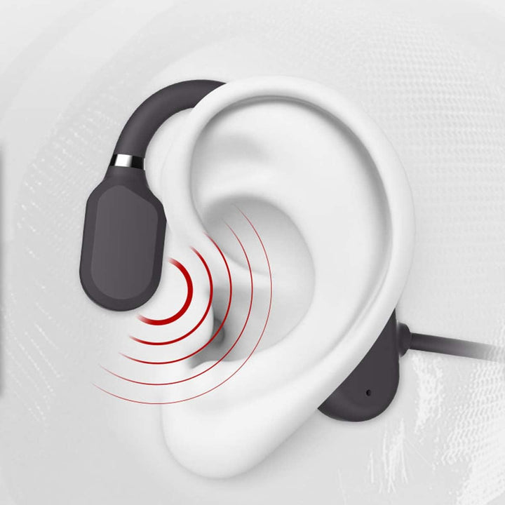 Queen.Y Knochenleitung Kopfhörer Bluetooth Offenes Ohr Drahtlose HiFi Stereo Kopfhörer mit Mikrofon