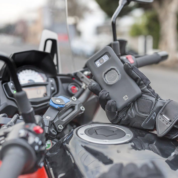 Quad Lock Motorradlenkerhalterung für iPhone und Samsung Galaxy-Handys Halterung allein, Halterung a