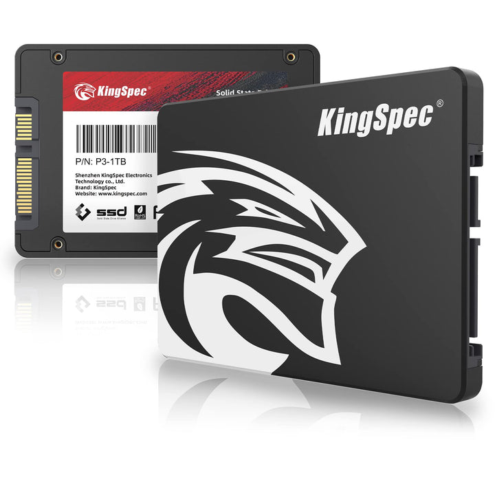 KingSpec 1TB 2.5" SATA SSD Festplatte Intern SATA 3 interne SSD 3D NAND Flash, kompatibel mit Deskto