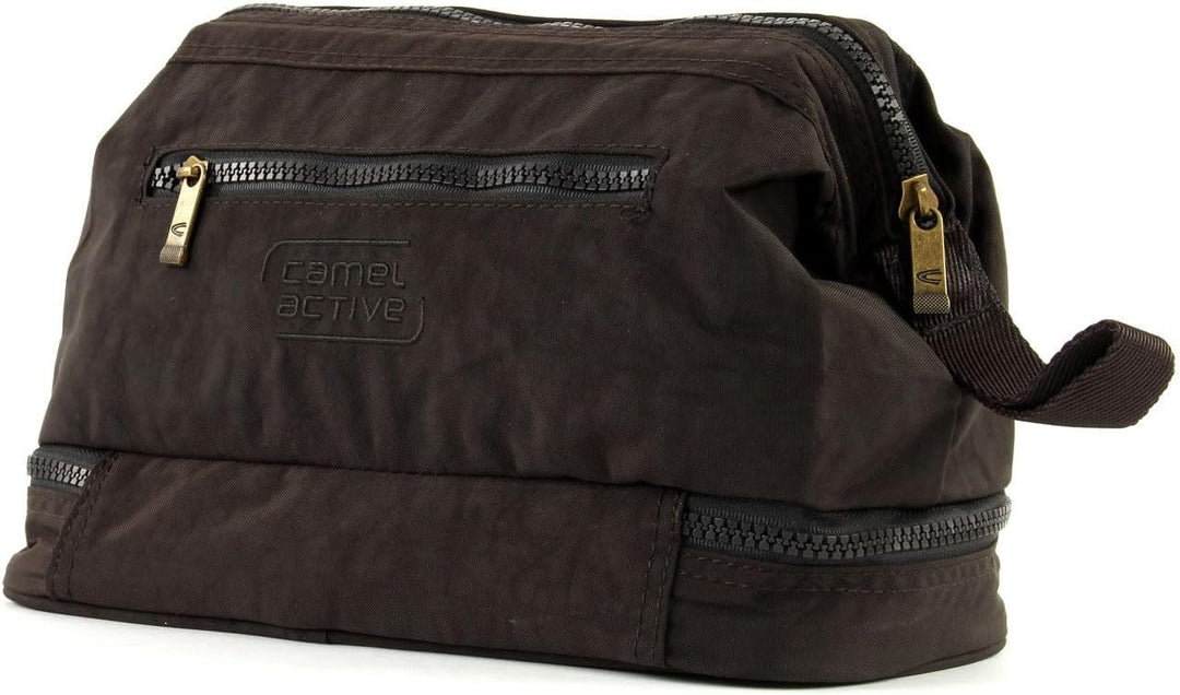 camel active Herren JOURNEY Kulturtasche Brown S, Brown S
