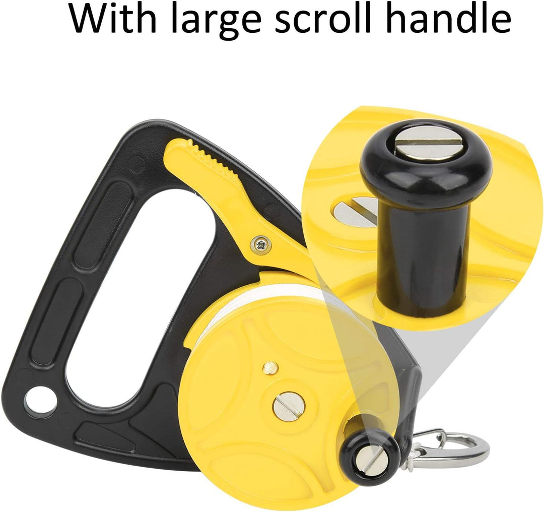 RiToEasysports 150ft Diving Reel Spool Finger Line mit Daumenstopper für Höhlen- und Wrackerkundung