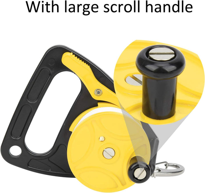 RiToEasysports 150ft Diving Reel Spool Finger Line mit Daumenstopper für Höhlen- und Wrackerkundung