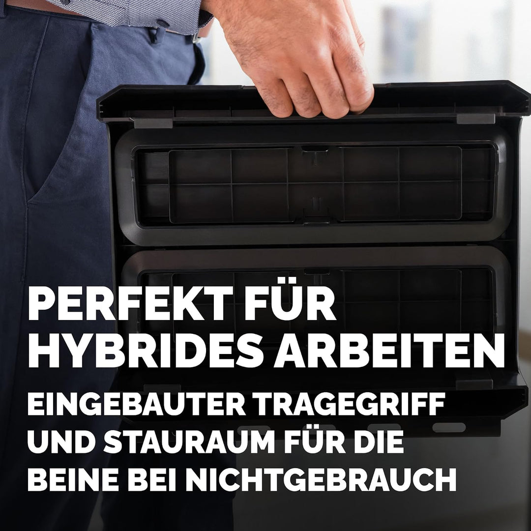 Fellowes Breyta™ Monitorständer für den Schreibtisch, 3 Höhenstufen, tragbar, ergonomisch verstellba