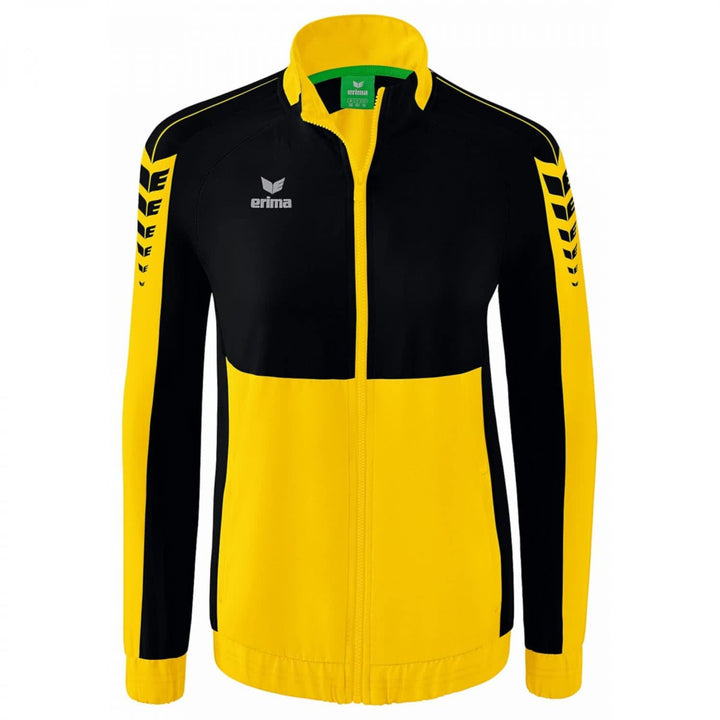Erima Six Wings Präsentationsjacke Damen Damen 34 gelb/schwarz, 34 gelb/schwarz