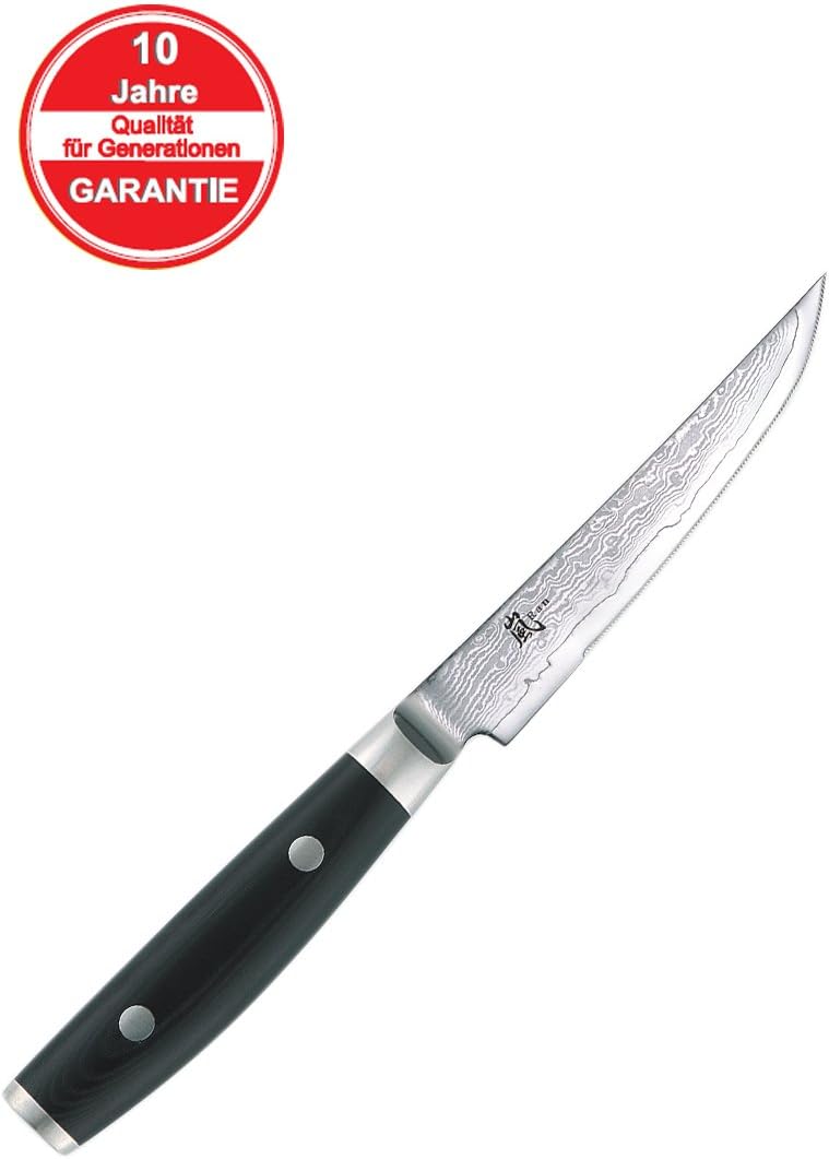Yaxell Ran 69 Steakmesser 11cm Micarta - 69 Lagen Damastmesser