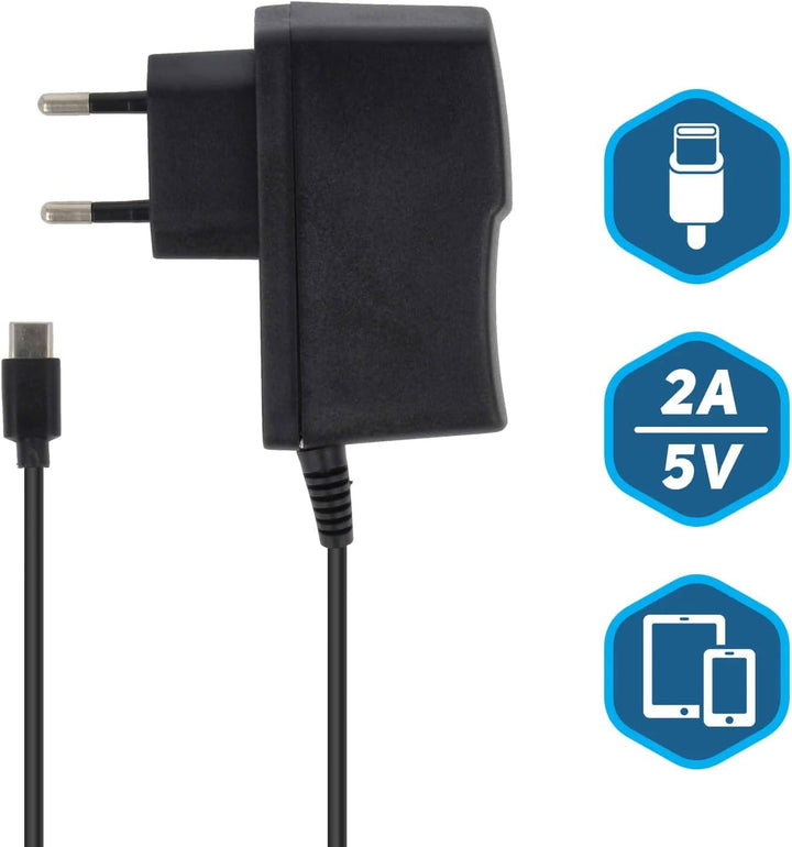 Ladegerät für JBL Charge 4, 5, 6 Flip 5, 6, 7 Ladekabel USB-C 5V 2A Charger Netzteil Ladegerät 5V 2A