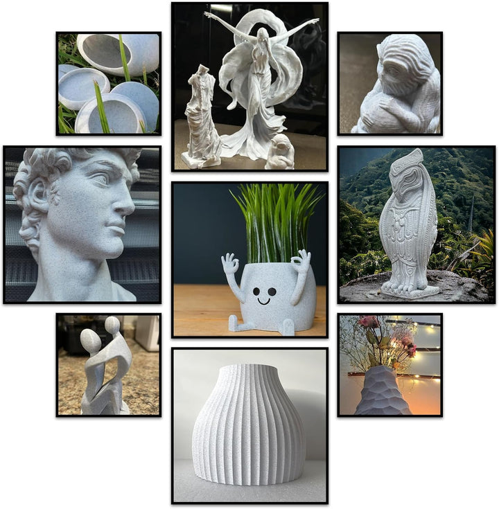 GEEETECH PLA Filament 1.75mm Marble, 3D Drucker PLA Filament 1kg Spool, like Marmor Marble Marble pl