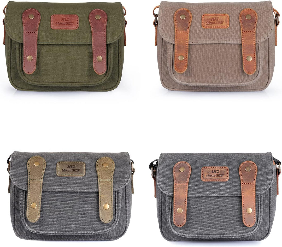 MegaGear Sequoia wasserdichte Kameratasche für Canon, Nikon, Sony Systemkameras, DSLR-Kameras (Nerz/