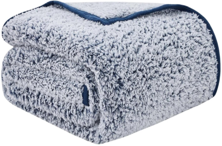 EMME Sherpa Decke Kuscheldecke, Dick und Elegant, Sofadecke Doppelgesicht Extra Weich, Warme Gemütli