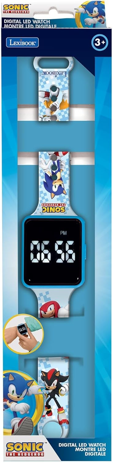 Lexibook, montre digitale avec affichage 12/24h, disponible en plusieurs personnages et couleurs, DM