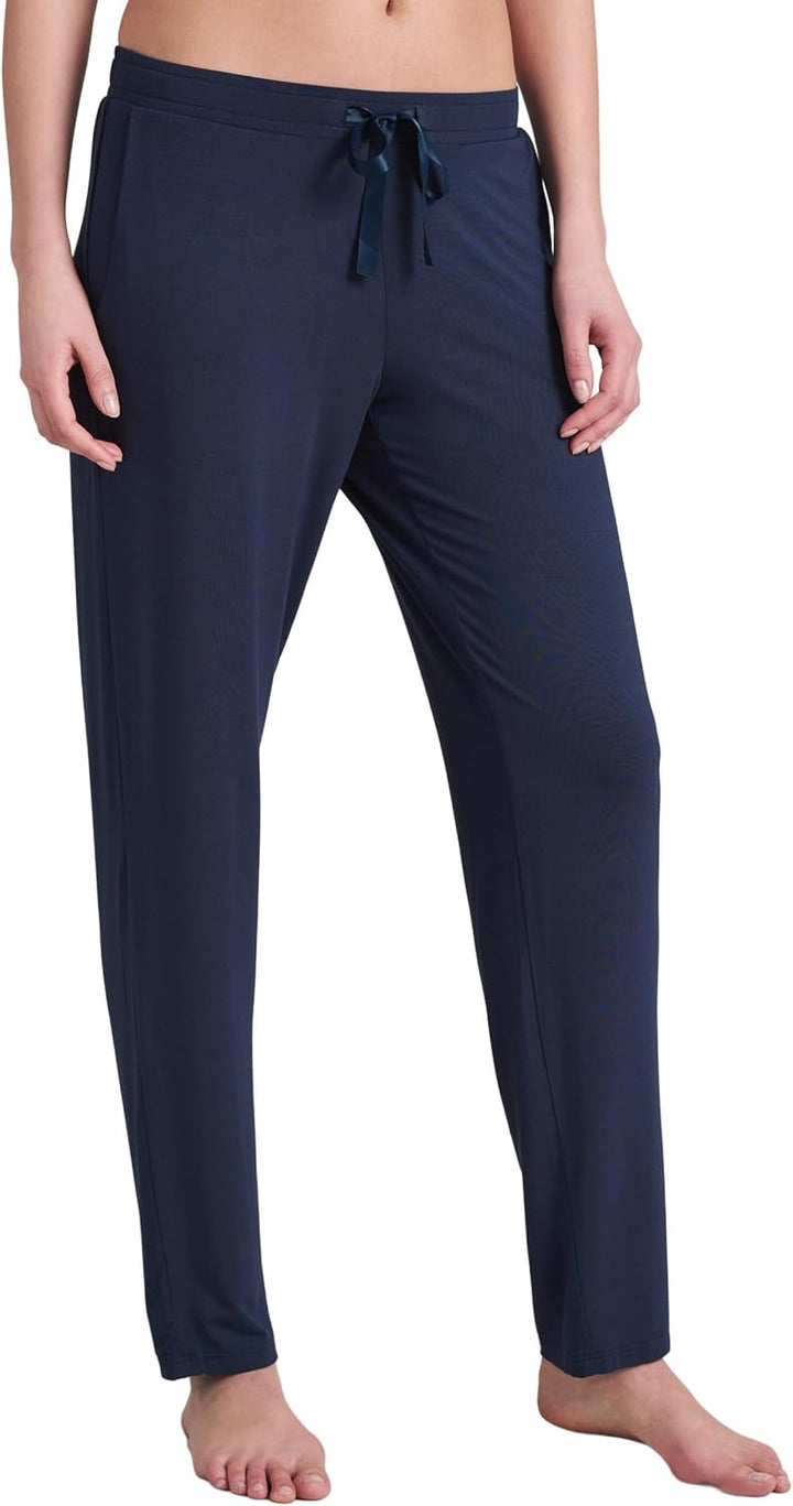 Schiesser Damen Schlafhose lang Modal - Mix + Relax 34 Blau_175480, 34 Blau_175480