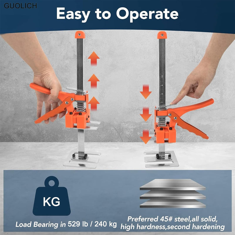 Guolich Arbeitssparende Armtürverwendung Plattenheber Schrankheber Klemmplatten-Nivelliersystem 529l
