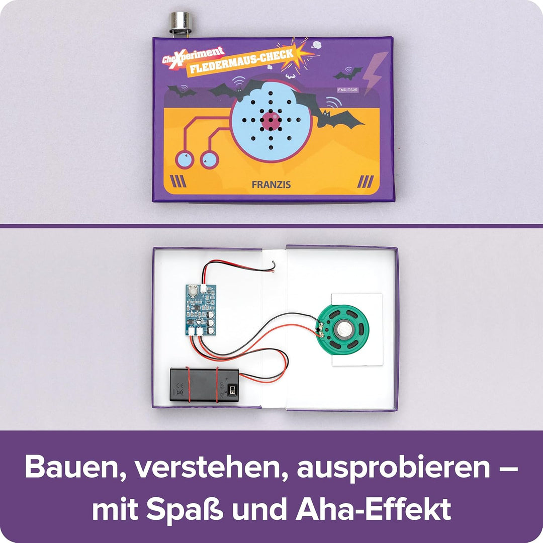 FRANZIS 67248 - CheXperiment - Fledermaus Check - Entdecke mit Checker Tobi die Welt der Fledermäuse