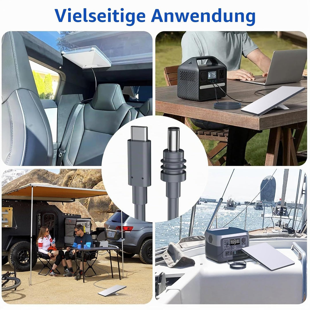 DuHeSin Starlink Mini-Kabel, 5 m, Starlink Mini-USB-C-auf-DC-Netzkabel, 100 W Eingang, wasserdichtes