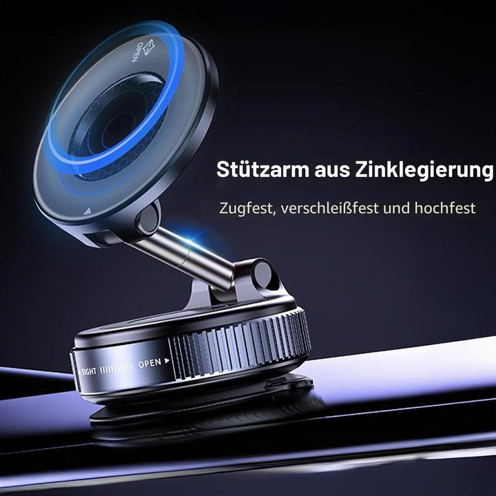 Vakuum Magnetische Handyhalterung fürs Auto, 2025 Vmag-S1, Saugnapf-Handyhalterung 360° drehbar, kla