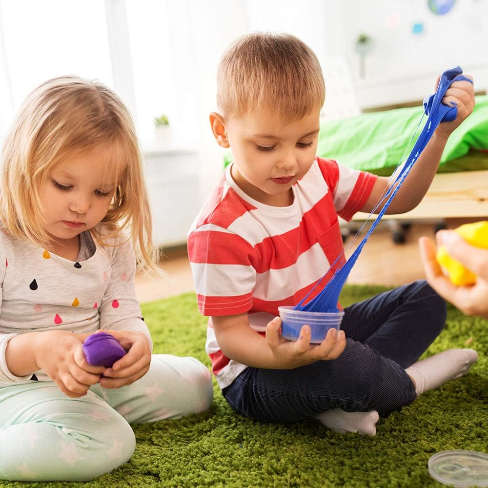 Modelliermasse Lufttrocknend - iFergoo 24 Farben Knete Lufttrocknend für Kinder, Geschenk für Jungen