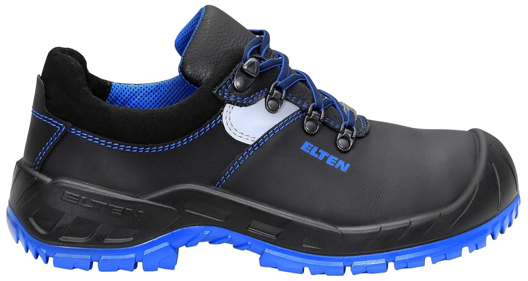 ELTEN Sicherheitsschuhe Alessio Low ESD S3, Damen und Herren, Leder, Stahlkappe, leicht, robust, Sch