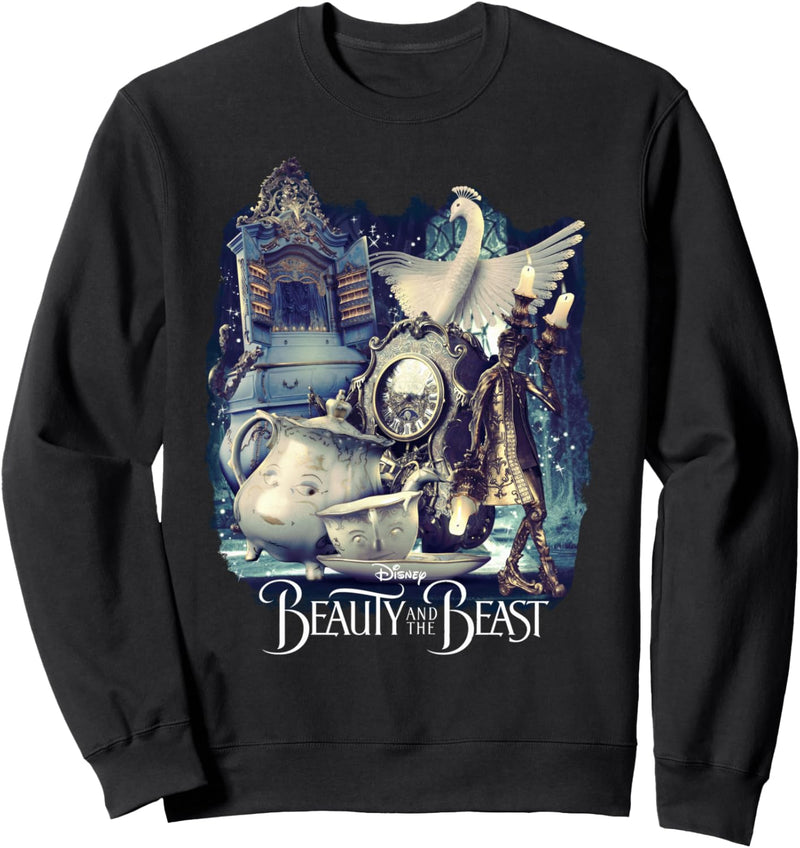 Disney Beauty And The Beast Character Group Portrait Sweatshirt