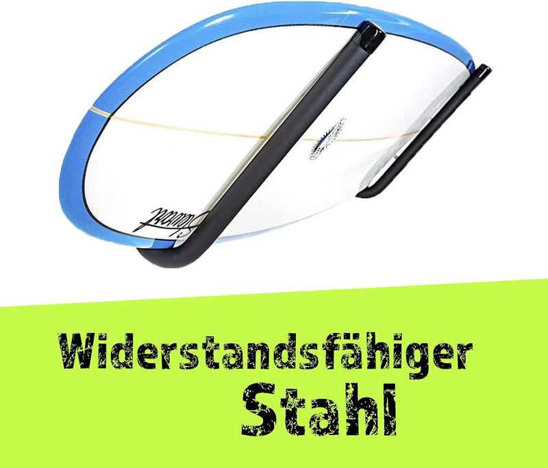 4boarder® BOARDy 60° Wand-Halterung für SUP | Stand up Paddleboard | Surfboard | Longboard | Wellenr