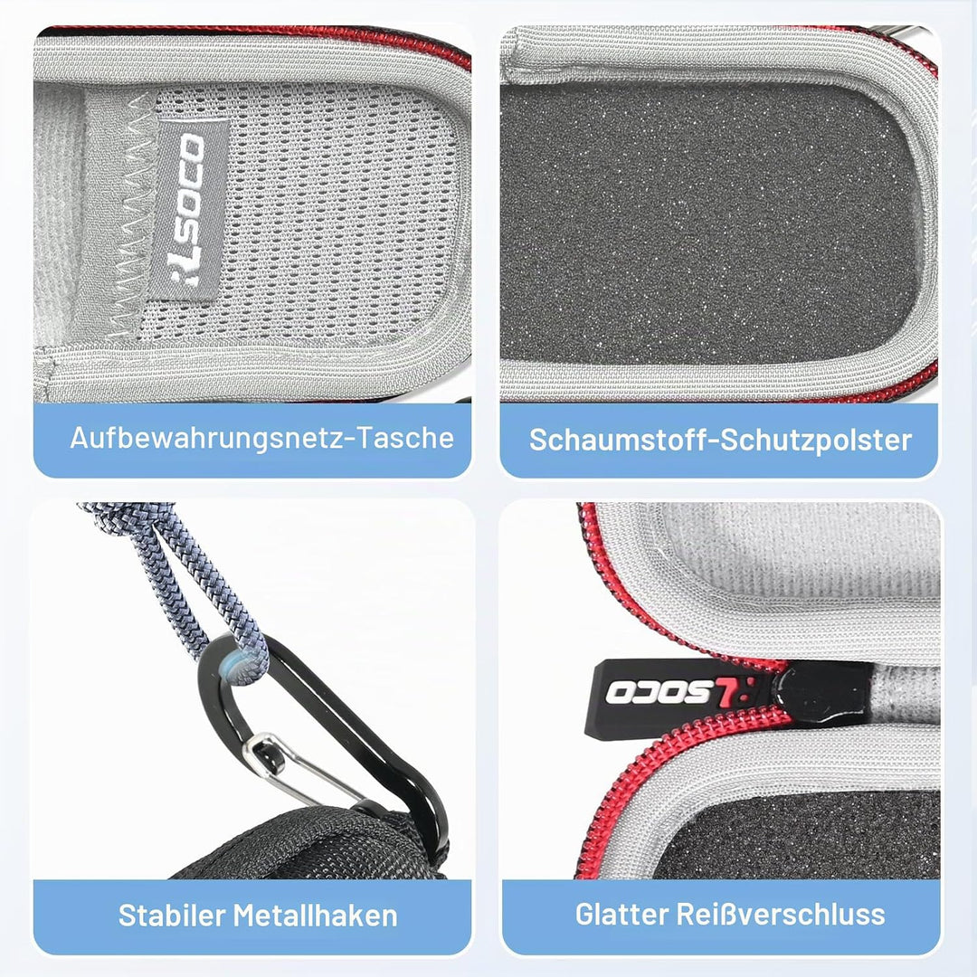 RLSOCO Tasche für OM System LS-P5/LS-P4 Hi-Res Audiorekorder & für Olympus OM System WS-883/WS-882/V