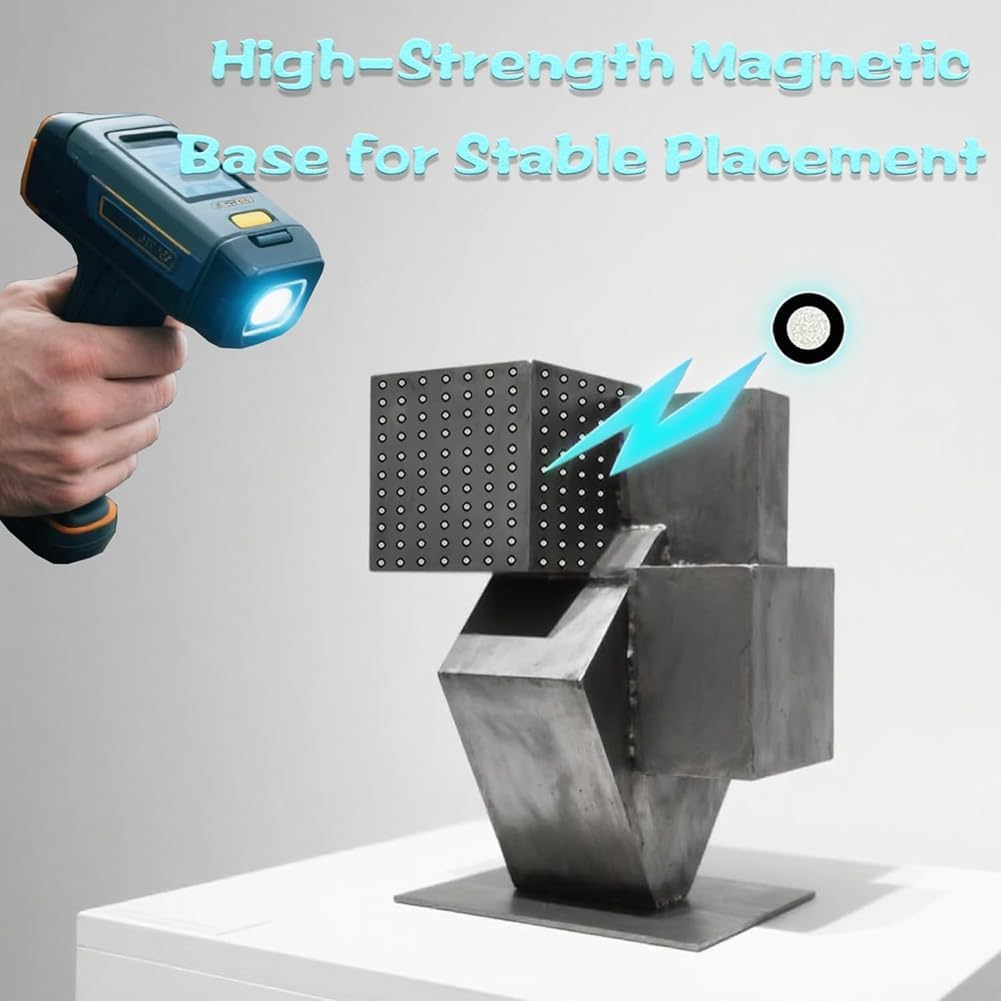 200 Stück (3 mm Innen/6 mm Aussen) Wiederverwendbare Hochreflektierende Magnetische 3D-Scan-Fiducial