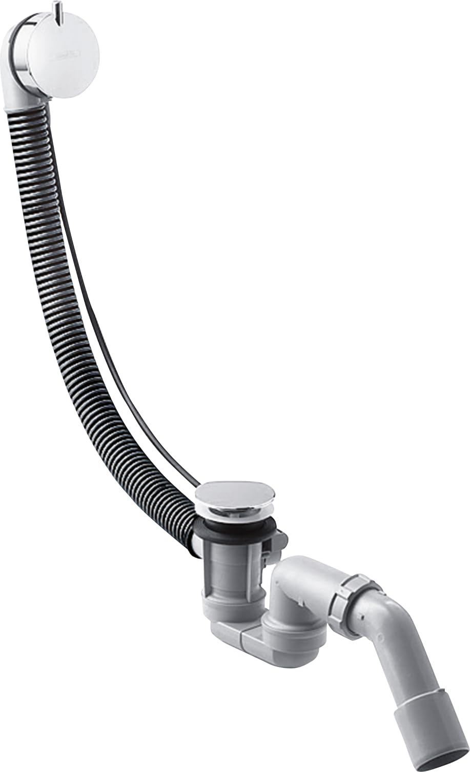 hansgrohe Flexaplus S Komplettset mit Fertigset und Ab- und Überlaufgarnitur, Normalwannen, Chrom So