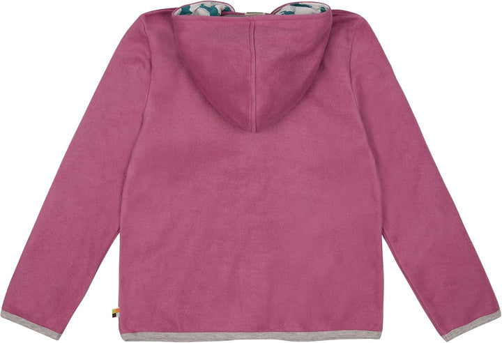 loud + proud Unisex Kinder Fleece, GOTS Zertifiziert Jacke 62-68 Grape, 62-68 Grape