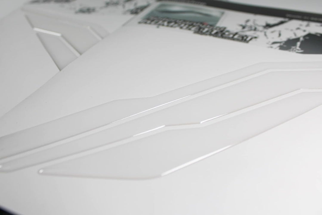 Tankpad transparent Kniepad durchsichtig kompatibel für Kawasaki Z650 X801304 Kniepad - 2, Kniepad -