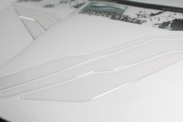 Tankpad transparent Kniepad durchsichtig kompatibel für Kawasaki Z650 X801304 Kniepad - 2, Kniepad -