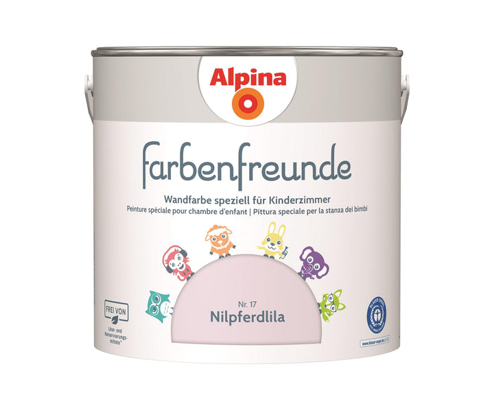 Alpina Farbenfreunde Nr. 17 Nilpferdlila 2,5 Liter matt, Nilpferdlila
