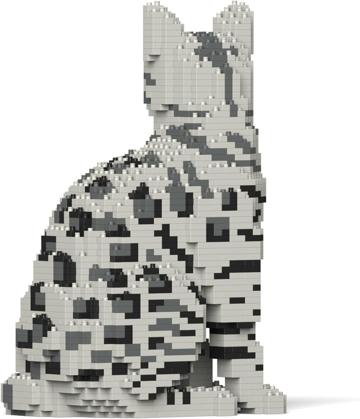 JEKCA | Bengal Cat 4-in-1 Pack 01S-M02 - Skulpturen aus Bausteinen zum Baustein, Sammlersteine, Beng
