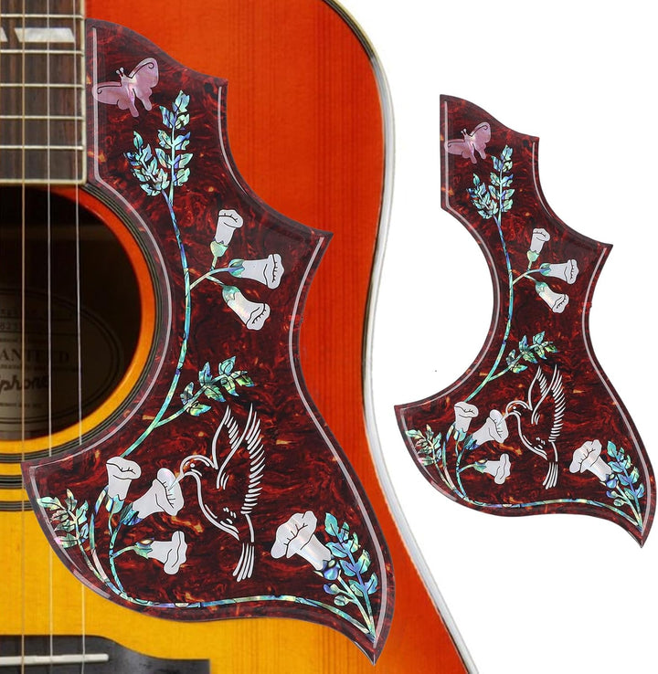 Gitarren-Schlagbrett, Kolibri-Schlagbrett, Akustikgitarren-Ersatz, Selbstklebende Rückseite, Kratzfe