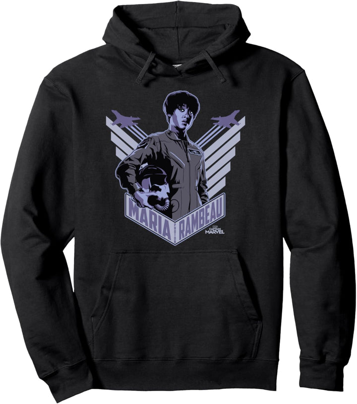 Captain Marvel Maria Rambeau Portrait Pullover Hoodie