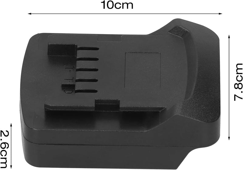 Fafeicy Akkuadapter für Makita, ABS 18V BL Lithium Akku auf für Metabo 18V Lithium Akku Zubehör, mit