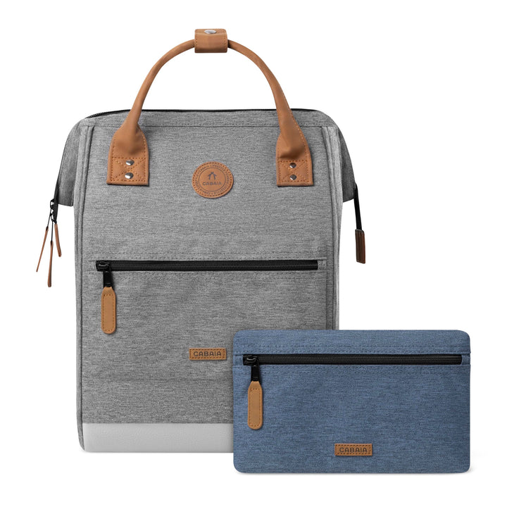 Cabaïa - Adventurer Rucksack New York Medium 18L - Wasserabweisend - Laptopfach bis zu 13 Zoll - 2 V