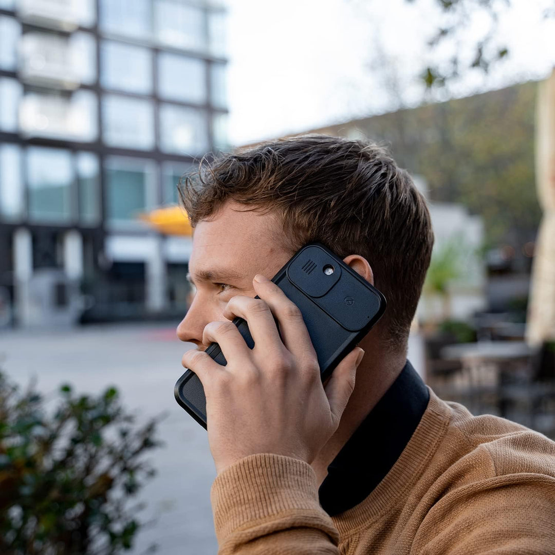 Spy-Fy iPhone 14 Plus Hülle mit Schiebekamera-Abdeckung Vorne und Hinten | Schütze Deine Privatsphär