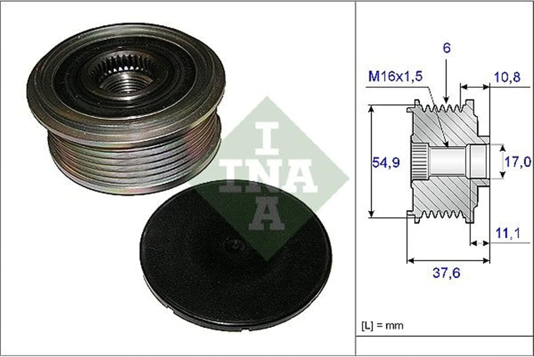INA 535 0123 10 Generatorfreilauf